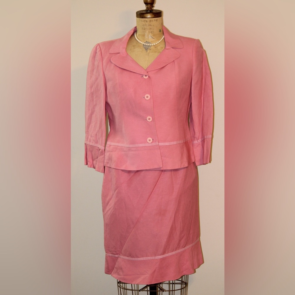 Kasper - 6 petite - linen Suit
